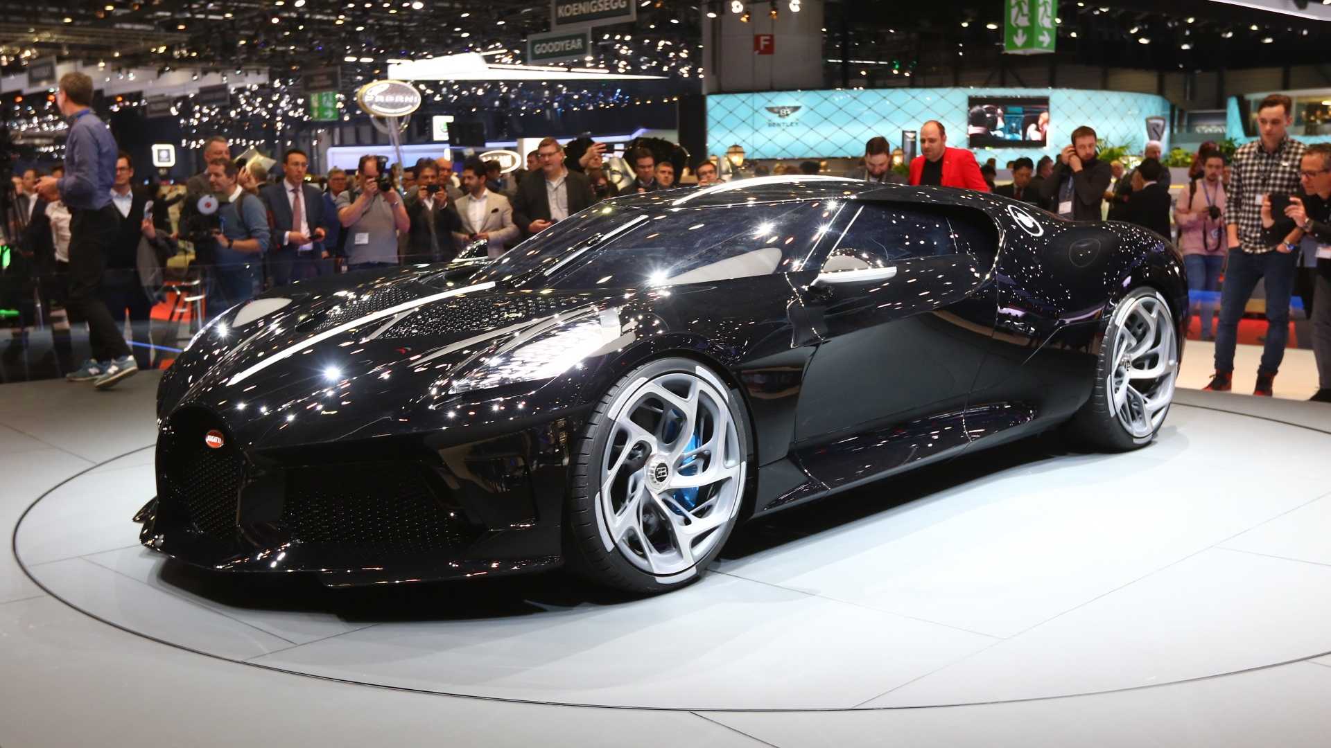 Wallpaper Bugatti La Voiture Noire