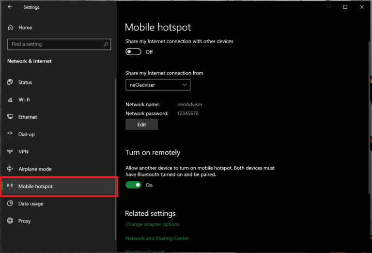 How to Turn Your Windows 10 PC into a WiFi Hotspot • neoAdviser